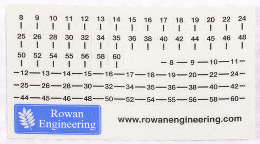 Sidewheel / Turret Label Set.