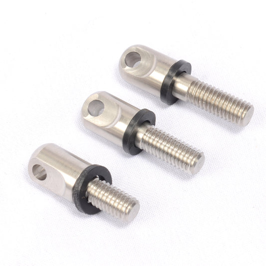 HW100 front QD Stud. Stainless Steel.