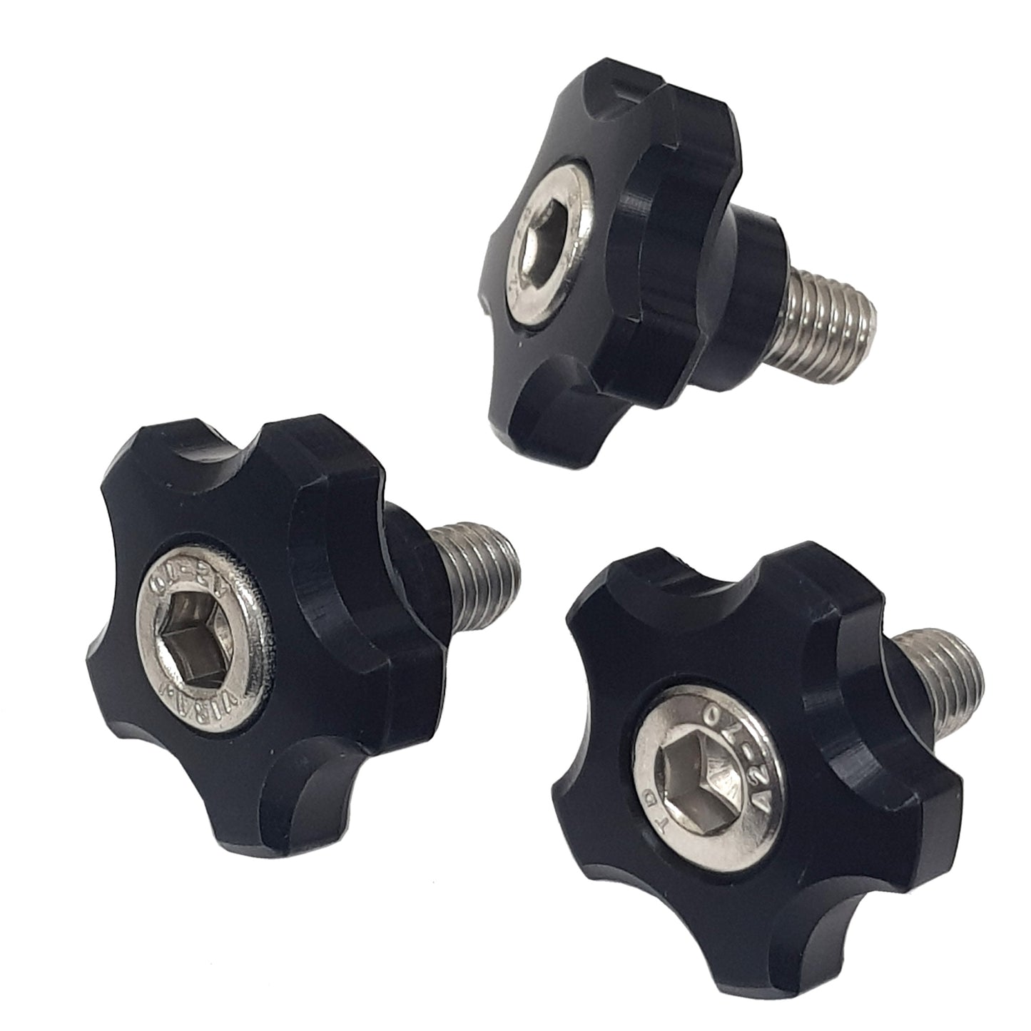 Pier Riser Hand Knob set of 3 ( M8)
