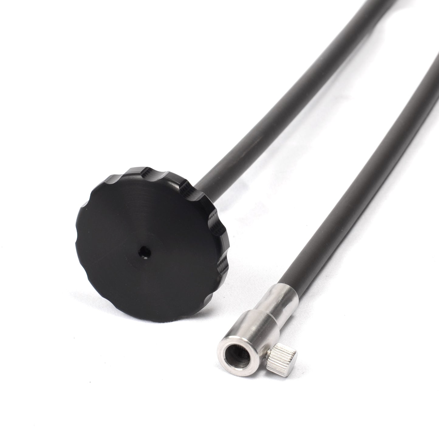 Slow motion cables. Pair 320mm + 420mm including hand knobs.