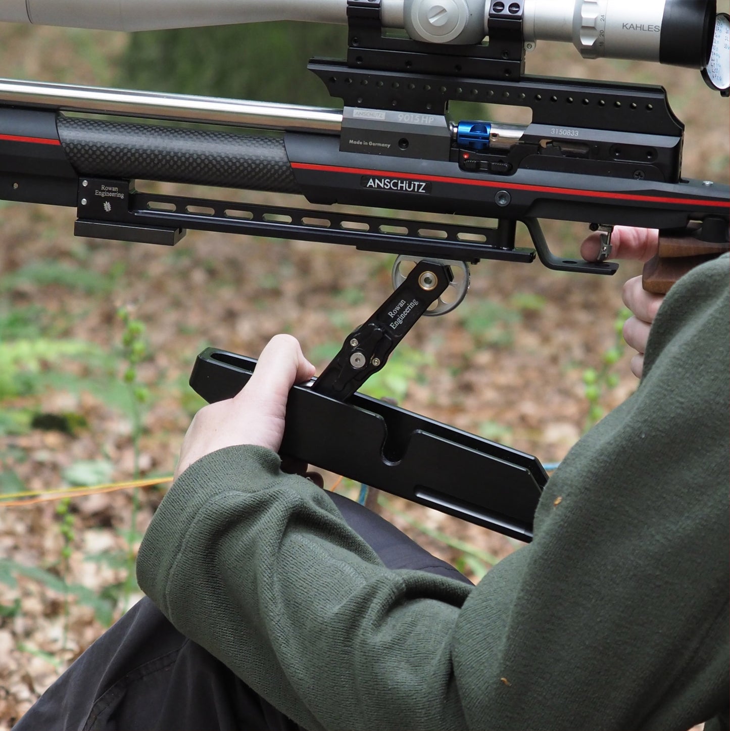 Anschutz 9015 Accessory Rail. Black Anodised.