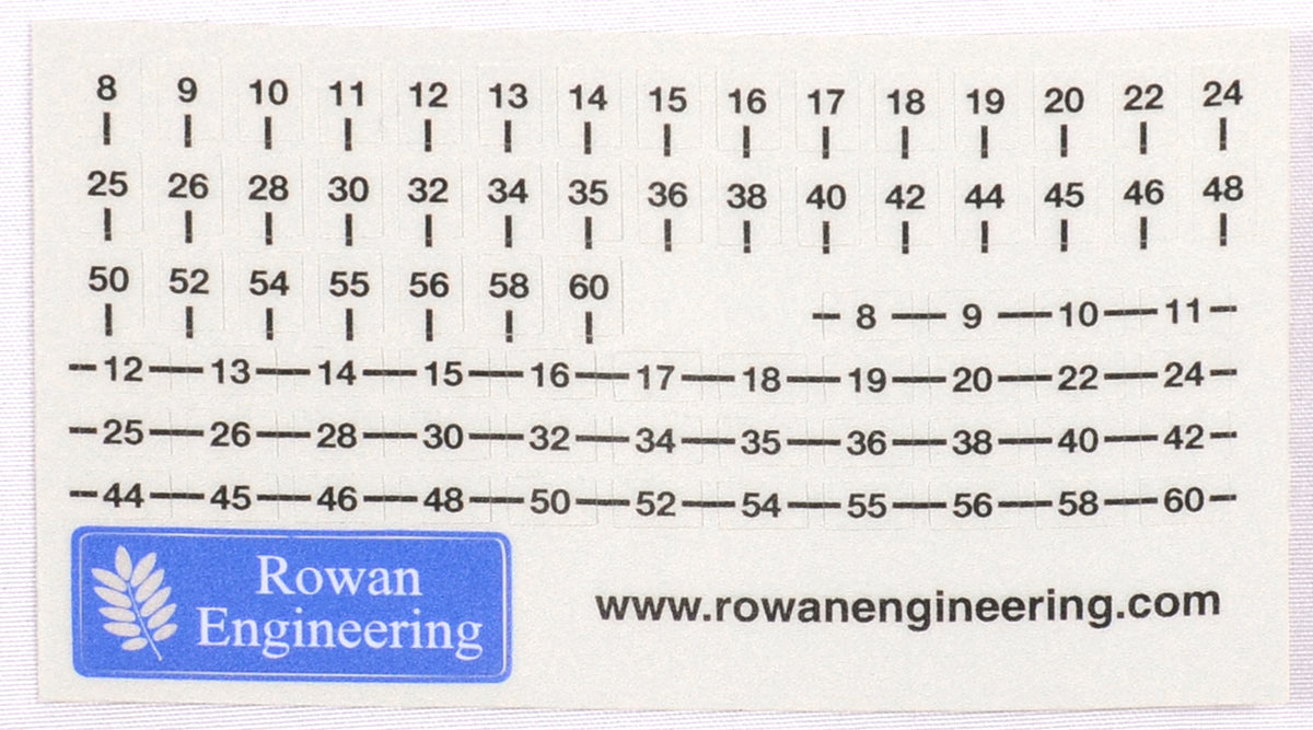 Compression Turret Label Sidewheel / Turret Label Set. – Rowan Engineering