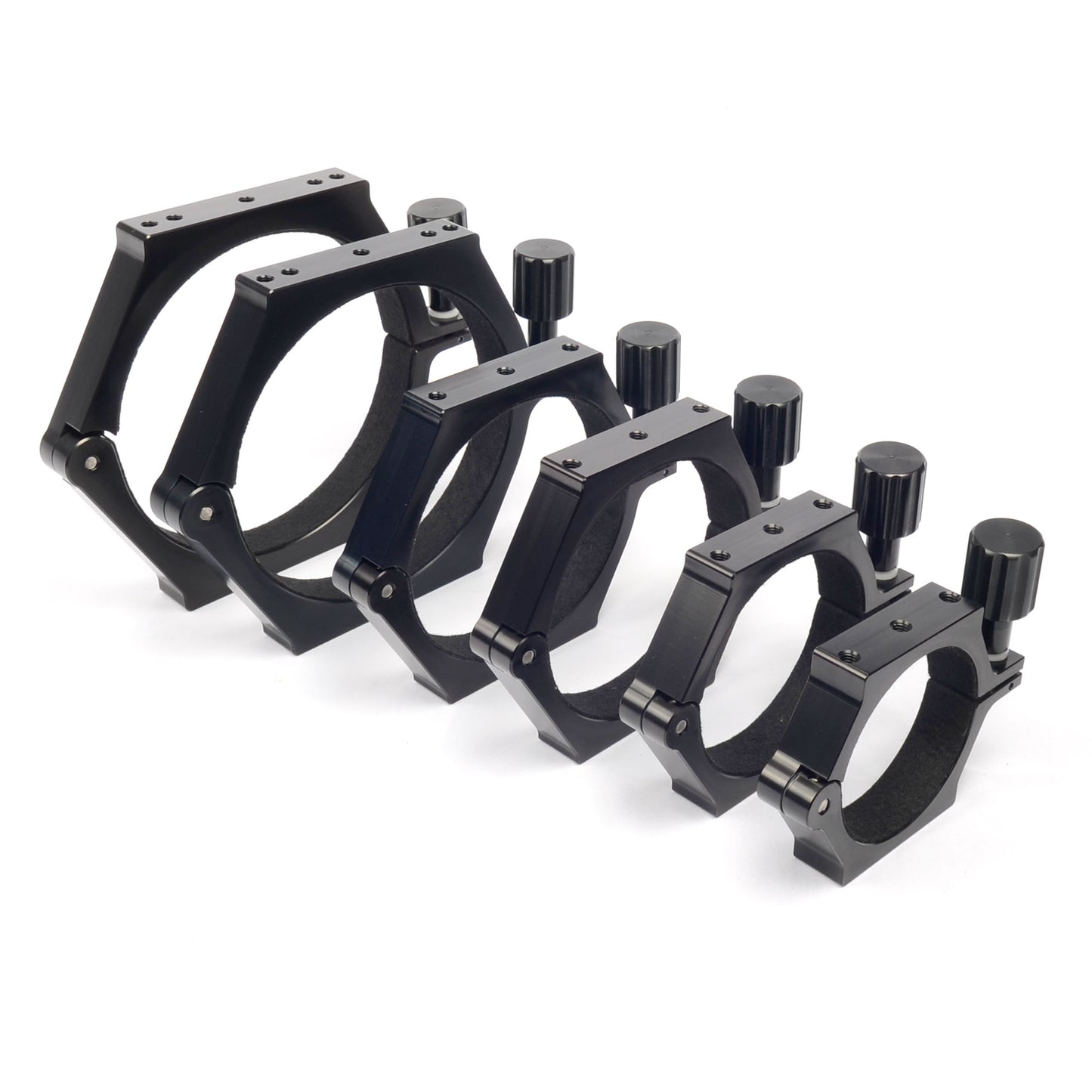 Telescope Rings. Black Anodised.