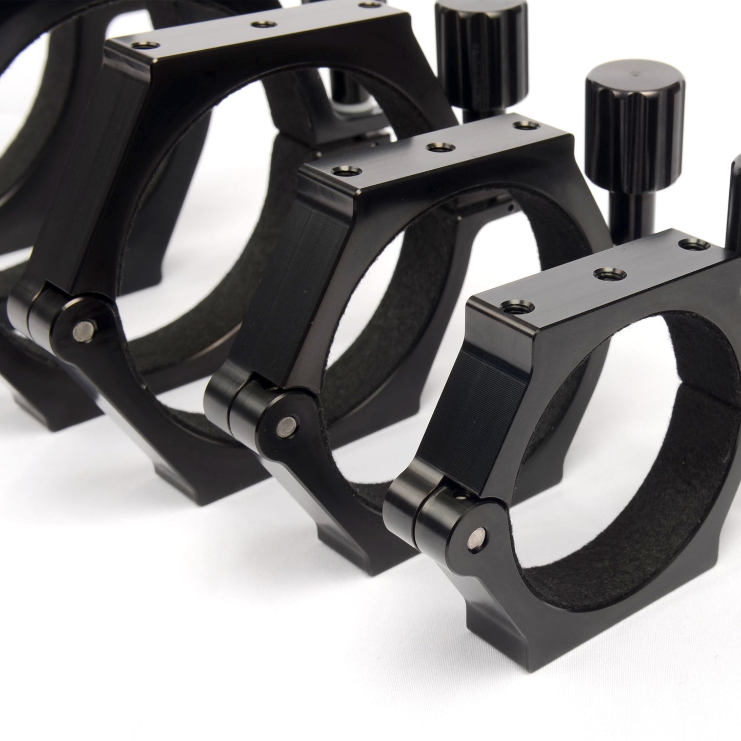 Telescope Rings. Black Anodised.