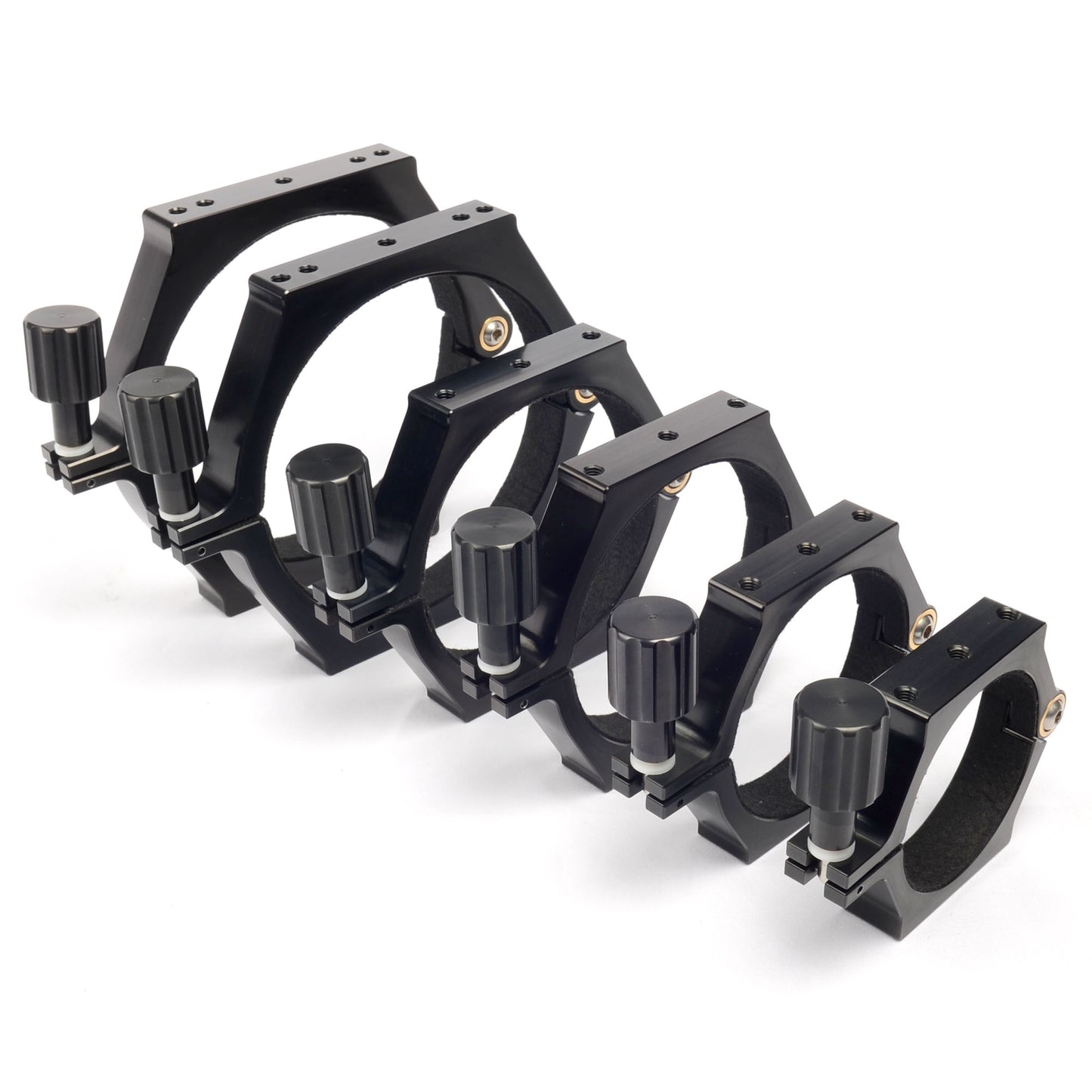 Telescope Rings. Black Anodised.