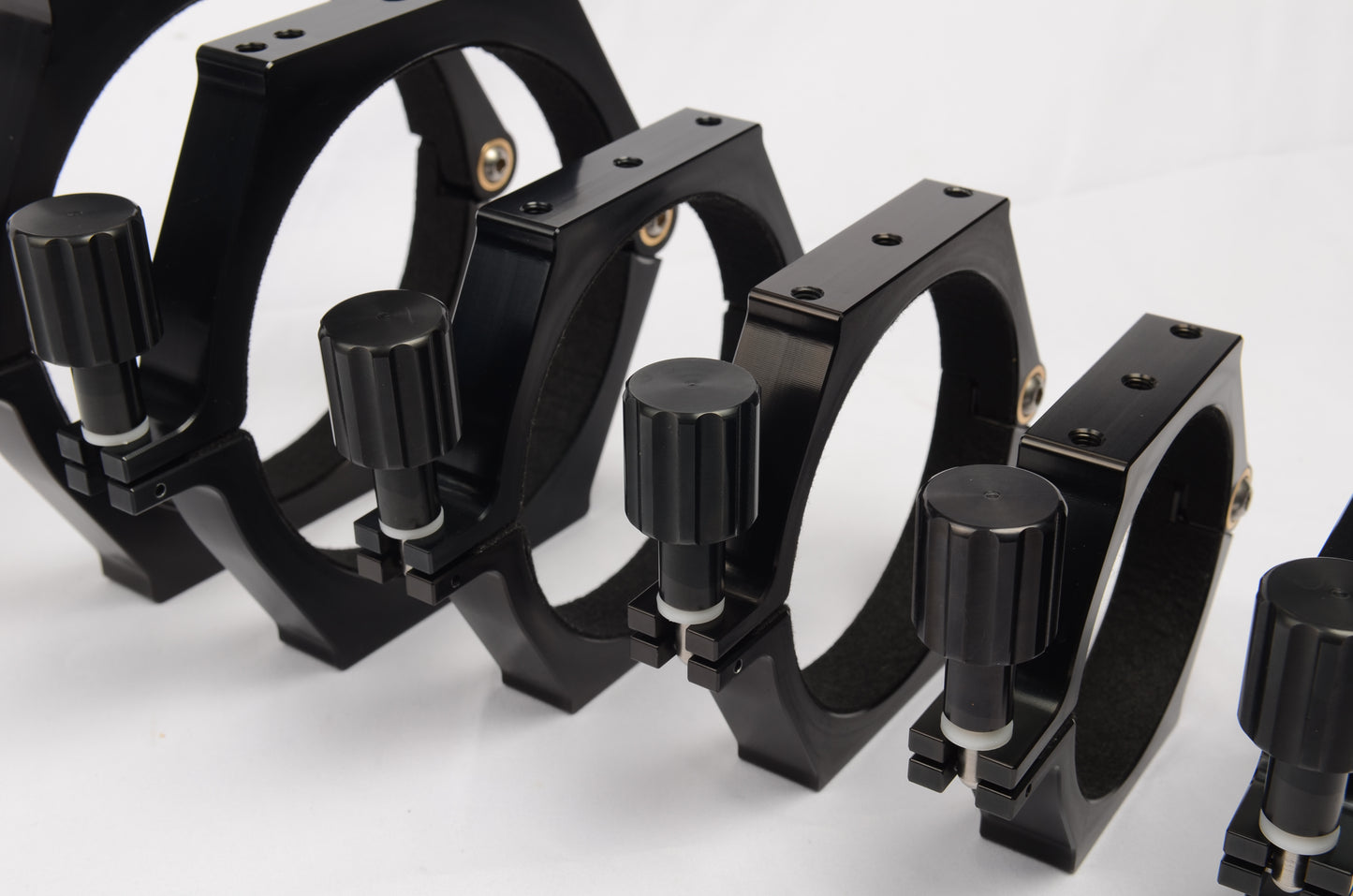 Telescope Rings. Black Anodised.