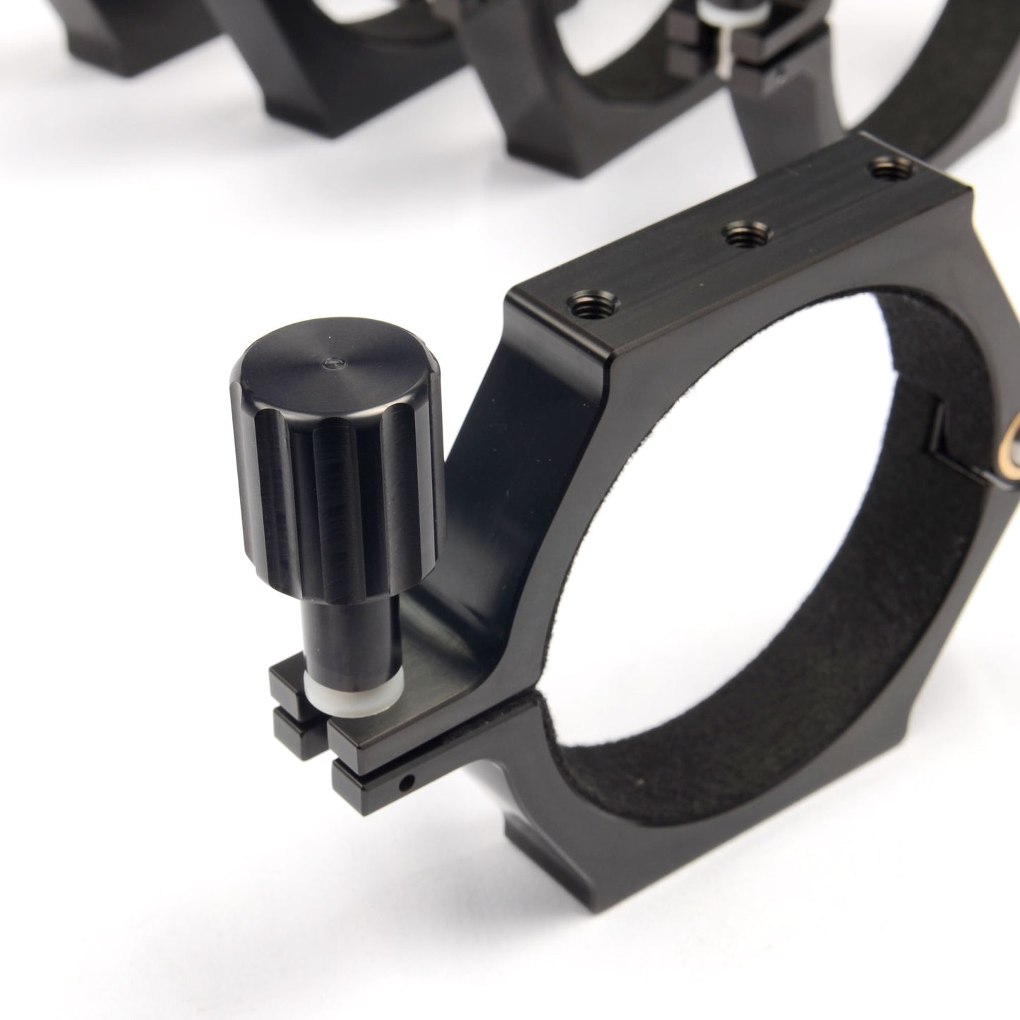 Telescope Rings. Black Anodised.