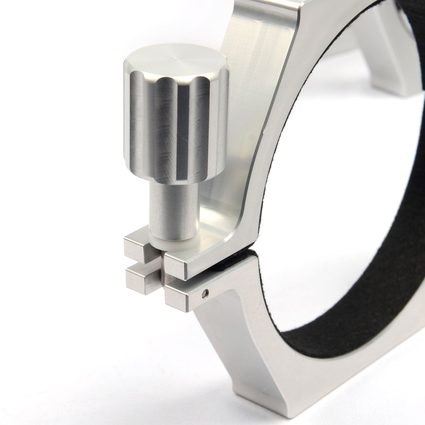 Telescope Rings. Natural Anodised.