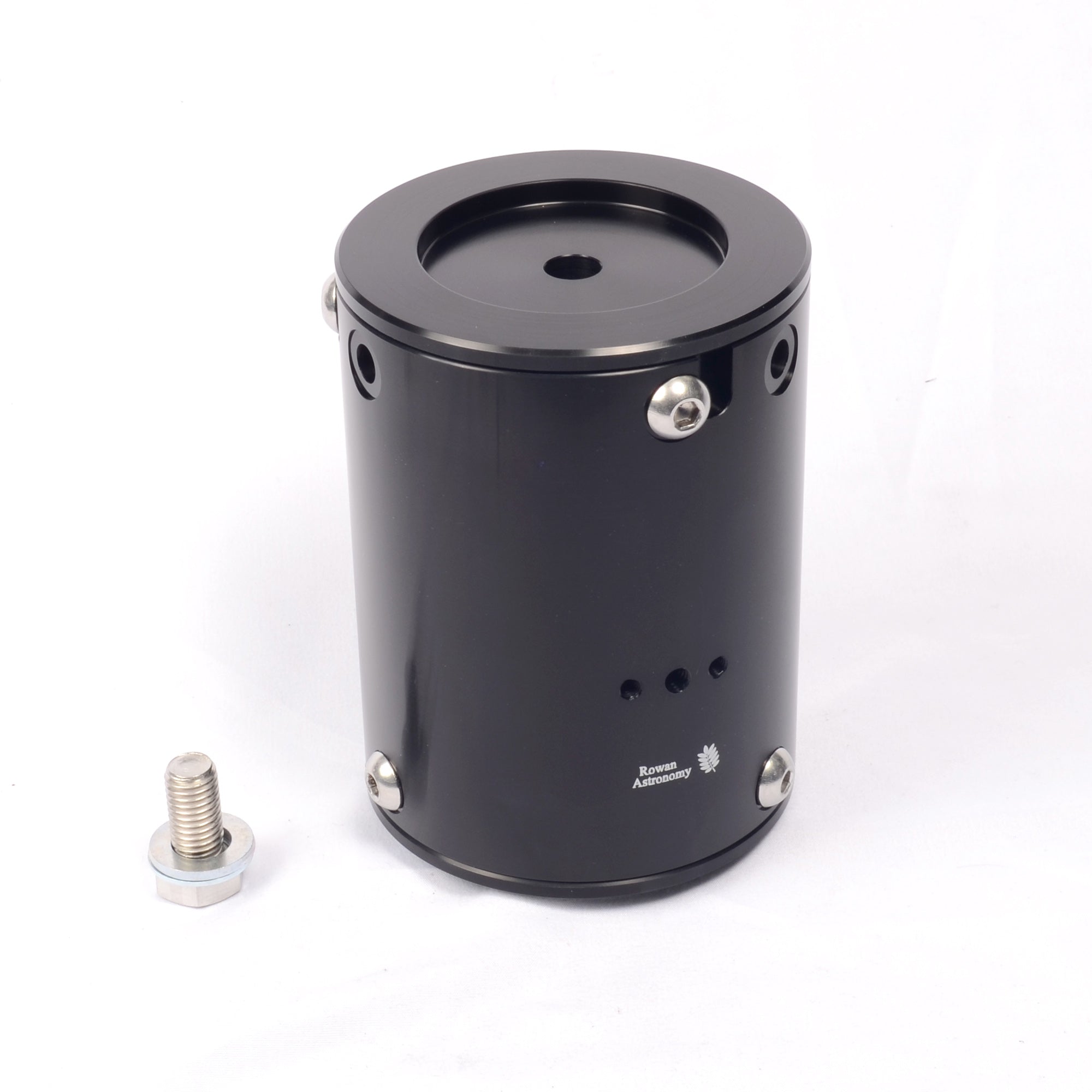 100mm Jack Riser Pier Riser 125 mm long. 100mm dia. Black Anodised – Rowan Engineering