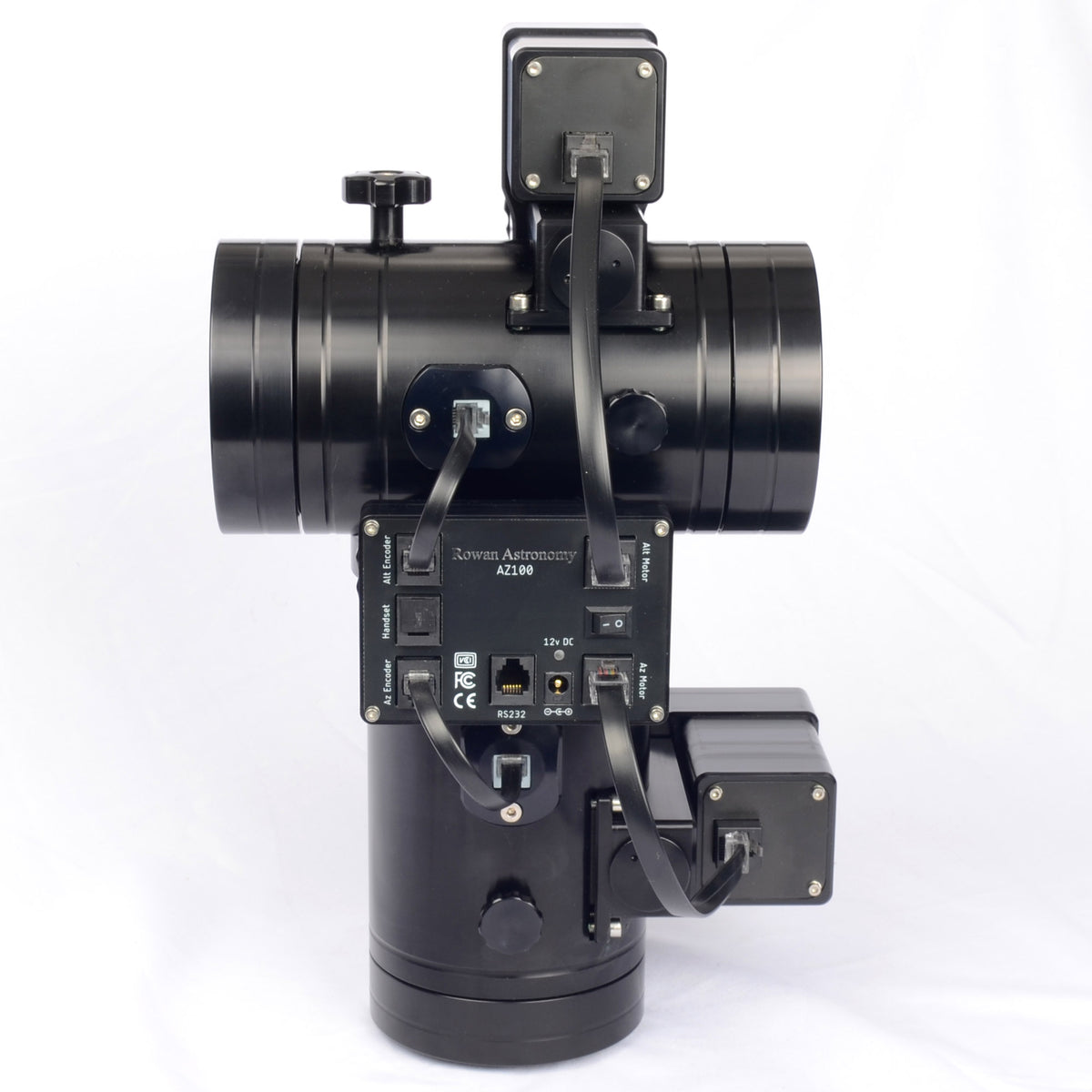 Alt Az Onstep AZ100 Alt-Az Mount with encoders and Goto Motor System fitted. Slow-mo ...